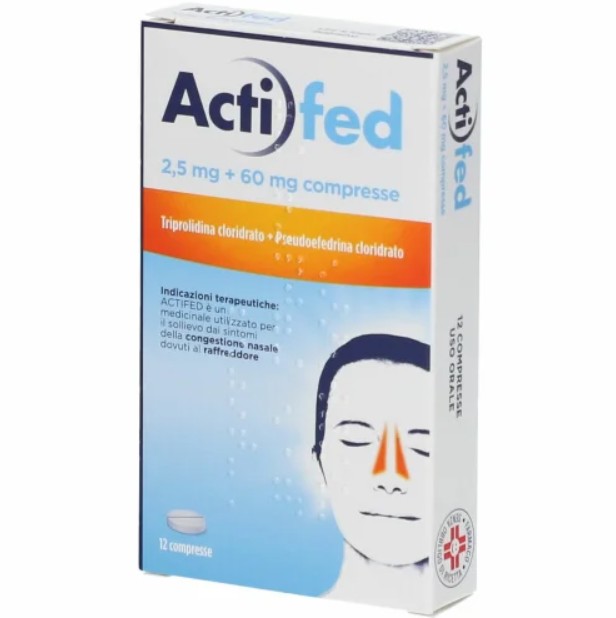 ACTIFED*12CPR 2,5MG+60MG - Pharmaleader