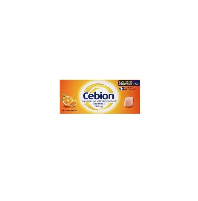 CEBION MASTICABILE ARANCIA 40 COMPRESSE - Pharmaleader