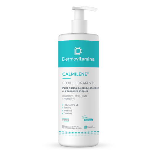 DERMOVITAMINA CALMILENE FLUIDO IDRATANTE PER PELLE SECCA, MOLTO SECCA E SENSIBILE 500 ML - Pharmaleader