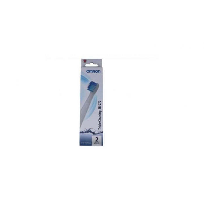 OMRON SPAZZOLINO TRIPLE CLEAN 2 TESTINE - Pharmaleader