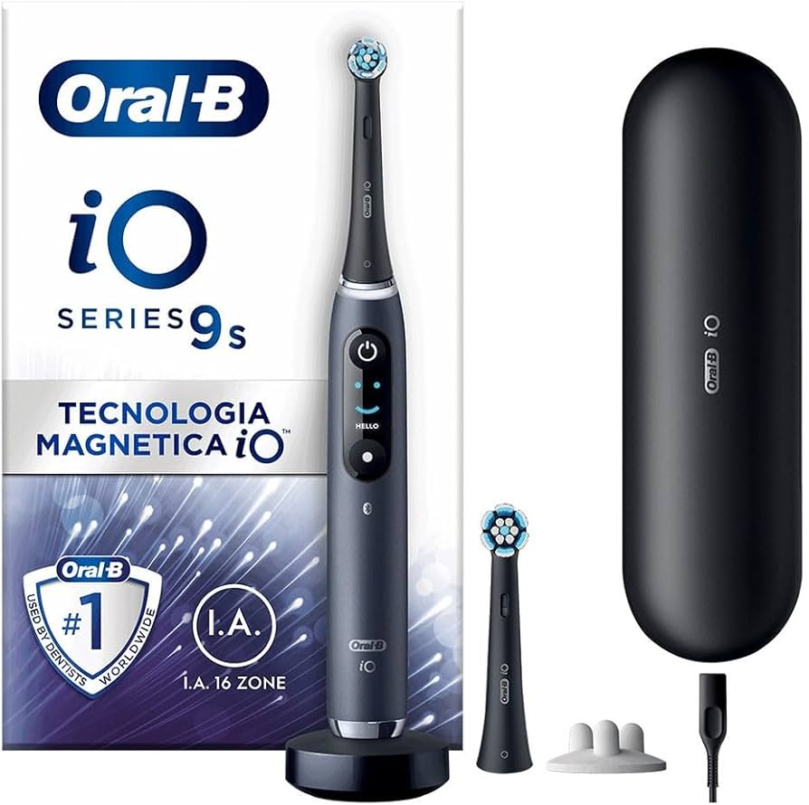 ORALB IO 9 BLACK SPAZZOLINO ELETTRICO + 2 REFILL - Pharmaleader