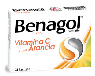 BENAGOL VIT C*24PAST ARANCIA - Pharmaleader