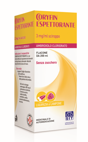 CORYFIN TOSSE ESPETT*SCIR200ML - Pharmaleader