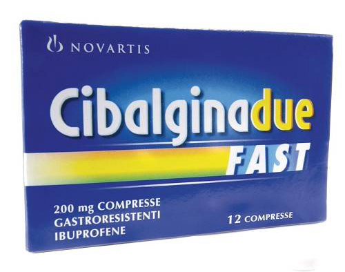 CIBALGINA DUE FAST*12CPR 200MG - Pharmaleader
