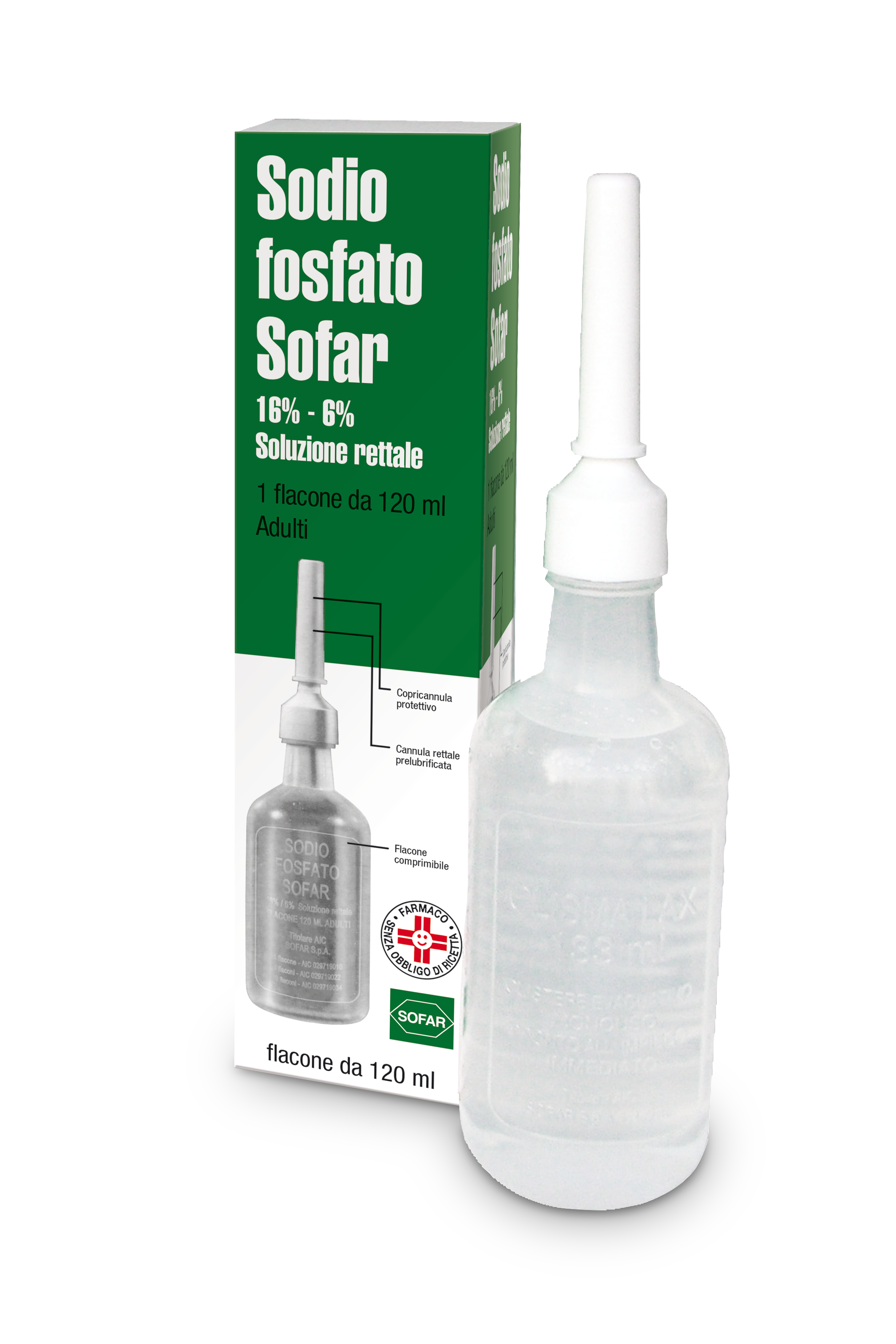 SODIO FOSFATO ALFA*RETT 120ML - Pharmaleader