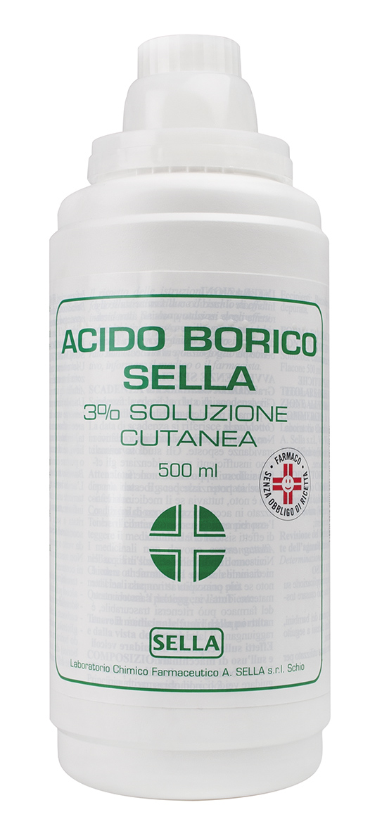 ACIDO BORICO SELLA*3% 500ML - Pharmaleader