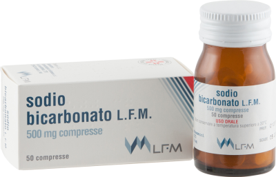 SODIO BICARB*50CPR 500MG FL - Pharmaleader