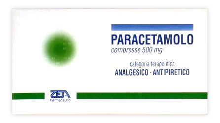 PARACETAMOLO ZETA*20CPR 500MG - Pharmaleader