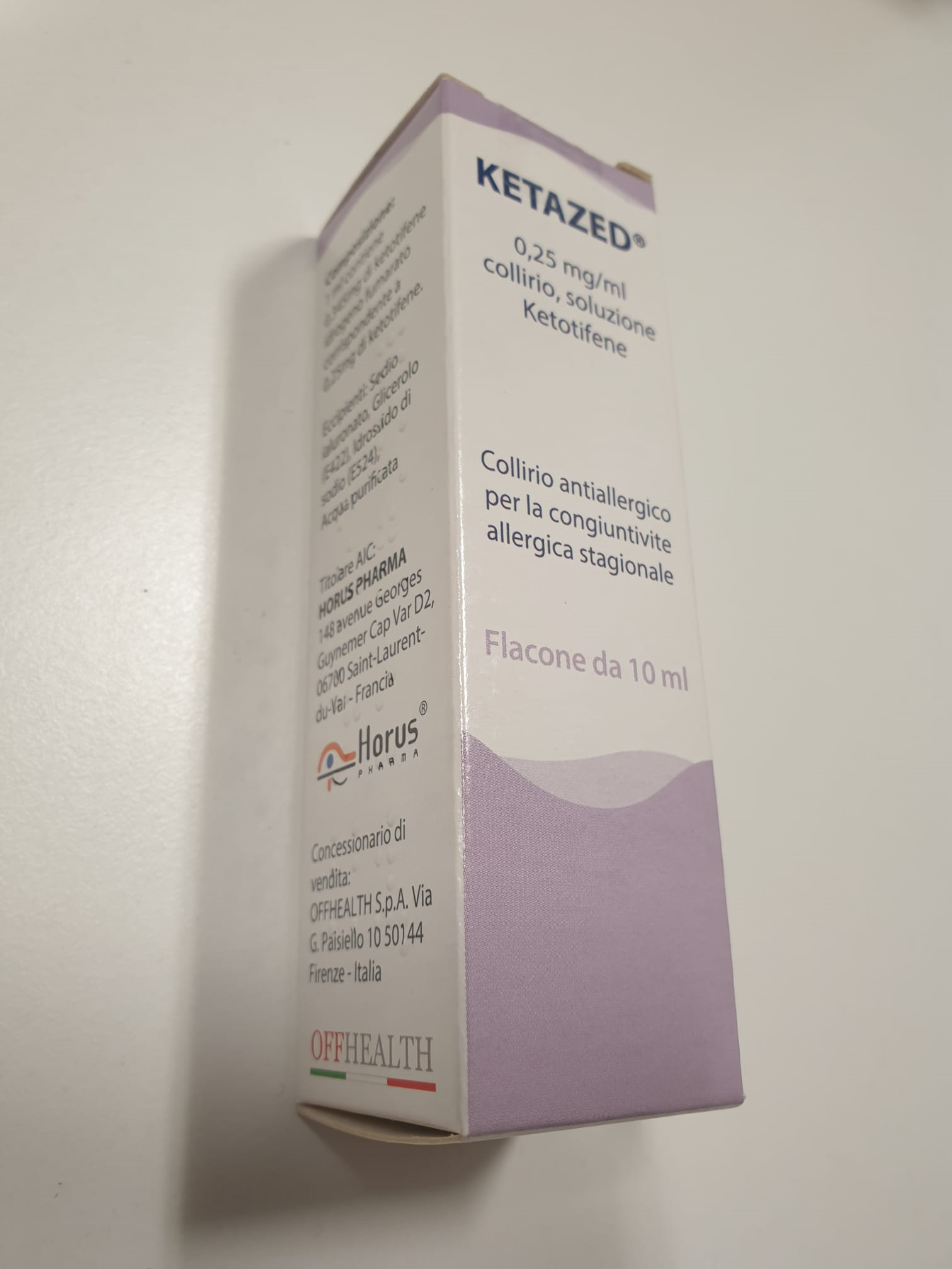 KETAZED*COLL FL 10ML 0,25MG/ML - Pharmaleader