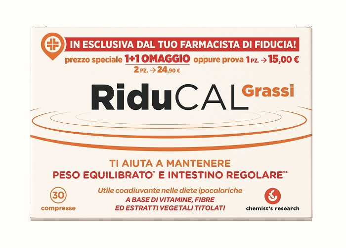 RIDUCAL GRASSI 30 COMPRESSE - Pharmaleader