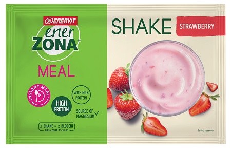 ENERZONA INSTANT MEAL FRAGOLA YOGHURT 1 BUSTA DA 50 GRAMMI - Pharmaleader