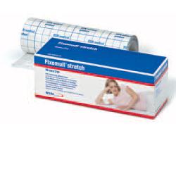 FASCIA AUTOADESIVA IPOALLERGENICA FISSAGGIO CATETERI FIXOMULL STRETCH. SUPPORTO IN POLIESTERE NON TESSUTO BIANCO, MASSA IN POLICARBONATO SENZA RESINE E GOMME NATURALI. 15X200CM - Pharmaleader