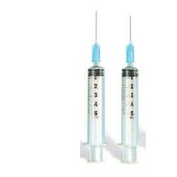 SIRINGA 5 ML AGO GAUGE 23 NUMERO 14 CONO CENTRALE 1 PEZZO - Pharmaleader