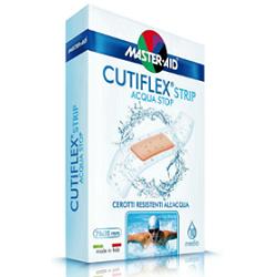 CEROTTO MASTER-AID CUTIFLEXMED STRIP TRASPARENTE IMPERMEABILE SUPPORTO IN POLIURETANO SUPER 10 PEZZI - Pharmaleader