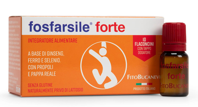 FOSFARSILE FORTE GINSENG 10 FLACONCINI - Pharmaleader