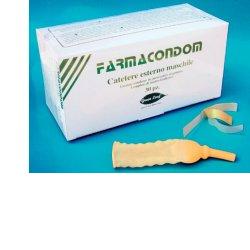 CATETERE ESTERNO MASCHILE DIAMETRO 30MM PRODOTTO IN PURO LATTICE NATURALE CON TUBICINO DI RACCORDO BUSTA CONTENENTE UN CATETERE ESTERNO E UN NASTRO BIADESIVO SCATOLA 30 PEZZI - Pharmaleader