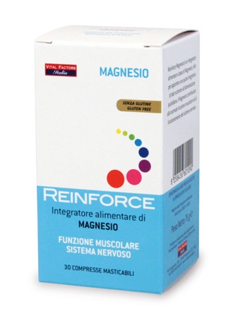 REINFORCE MAGNESIO 30 COMPRESSE MASTICABILI - Pharmaleader
