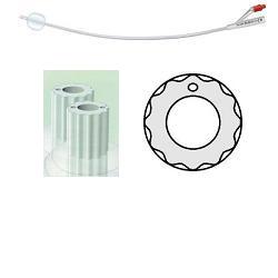 CATETERE VESCICALE IN SILICONE PROFILCATH PLUS SCANALATO 2 VIE CH18 LUNGHEZZA 31 CM PUNTA CILINDRICA 2 FORI CONTRAPPOSTI PALLONCINO 5 ML 1 PEZZO - Pharmaleader