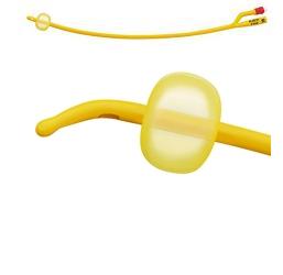 CATETERE FOLEY A MEDIA PERMANENZA  RUSCH GOLD PLUS A 2 VIE IN SILKOLATEX LATTICE-SILICONE PER ADULTO CH20 LUNGHEZZA 40 CM PUNTA CILINDRICA A 2 FORI PALLONCINO 5-15 ML 1 PEZZO - Pharmaleader