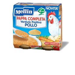 MELLIN PAPPA COMPLETA POLLO 250 G 2 PEZZI - Pharmaleader