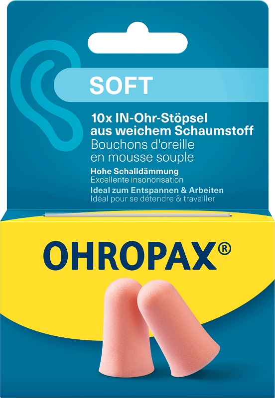 OHROPAX SOFT TAPPI AURICOLARI 10 PEZZI - Pharmaleader
