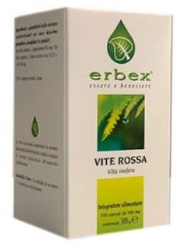 VITE ROSSA 100 CAPSULE 380MG - Pharmaleader
