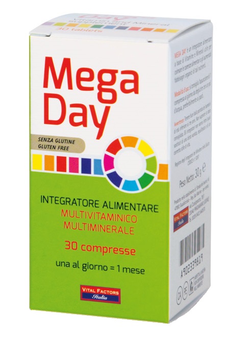 MEGA DAY 30 COMPRESSE - Pharmaleader
