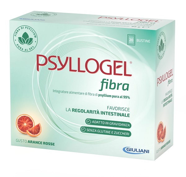 PSYLLOGEL FIBRA ARANCE ROSSE 20 BUSTINE - Pharmaleader