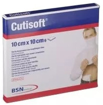 GARZA IDROFILA COMPRESSA CUTISOFT TESSUTO NON TESSUTO 10X10 CM 6 PEZZI - Pharmaleader