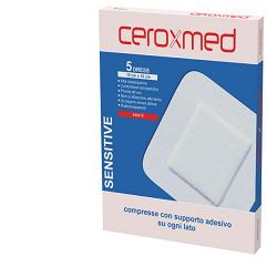 GARZA COMPRESSA AUTOADESIVA CEROXMED DRESS SENSITIVE 10X10 CM 5 PEZZI - Pharmaleader