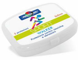 PROTEZIONE TALLONE VESCICHE E ABRASIONI MASTER-AID SPORT WALKER 5X5 5 PEZZI - Pharmaleader