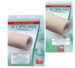 ICOPIUMA BENDA GARZA ELASTICA AUTOFISSANTE CM10X4MT 1 PEZZO - Pharmaleader
