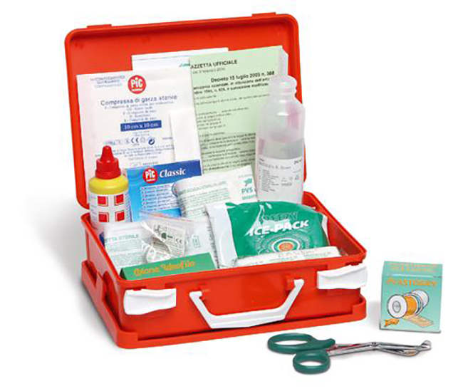 PACCHETTO DI MEDICAZIONE REINTEGRO DEL PACCO BASE COMPLETO ALLEGATO 2 DM 388 DEL 15/07/2003 - Pharmaleader