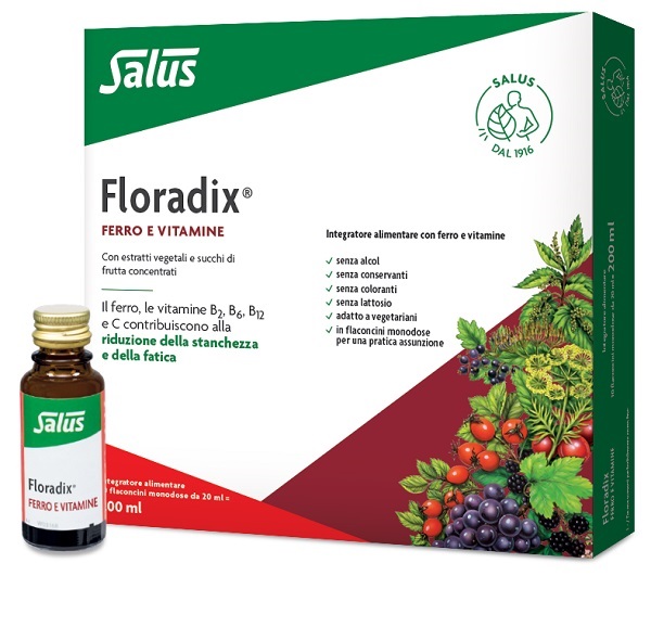 FLORADIX MONODOSE 10 FLACONCINI DA 20 ML - Pharmaleader