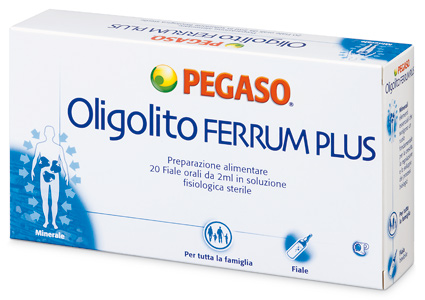 OLIGOLITO FERRUM PLUS 20 FIALE 2 ML - Pharmaleader