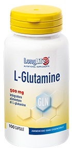 LONGLIFE L-GLUTAMINE 100 CAPSULE DI GELATINA DA 620 MG - Pharmaleader