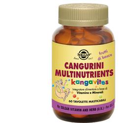 CANGURINI MULTINUTRIENTS FRUTTI BOSCO 60 COMPRESSE - Pharmaleader
