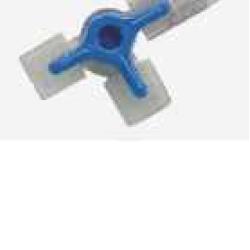 RUBINETTO A 3 VIE DELTA 3W WHITE CONNETTORI LUER LOCK GIREVOLI 1 PEZZO - Pharmaleader