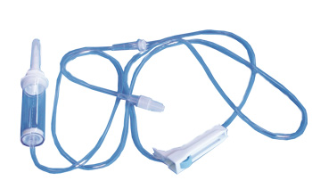 DEFLUSSORE PER INFUSIONE SENZA AGO CON PUNTO INFUSIONE A 7 CON ROLLER E FILTRO SOLUZIONE - Pharmaleader