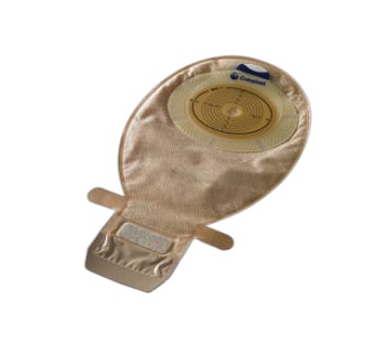 SACCA PER ILEOSTOMIA CON HIDE/AWAY APERTA RICOPERTA IN TESSUTO NON TESSUTO RITAGLIABILE CON VELCRO 10/76MM MISURA MAXI 650ML 30 PEZZI - Pharmaleader