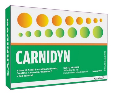 CARNIDYN 20 BUSTINE DA 5 G GUSTO ARANCIA - Pharmaleader