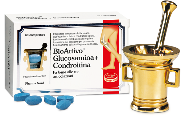 BIOATTIVO GLUCOSAMINA + CONDROITINA 60 COMPRESSE - Pharmaleader