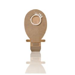 SACCA PER ILEOSTOMIA SISTEMA A 2 PEZZI SENSURA CLICK APERTA RICOPERTA IN TNT FORO 60MM CAPACITA' 420ML 30 PEZZI - Pharmaleader