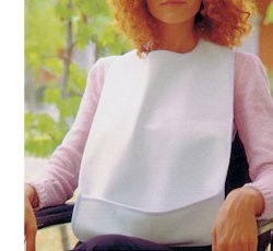 BAVAGLINO CON MARSUPIO PER ANZIANI INDICATO PER TRATTENERE LIQUIDI E RESIDUI ALIMENTARI - Pharmaleader