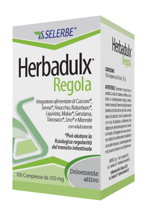 HERBADULX REGOLA 100 COMPRESSE - Pharmaleader