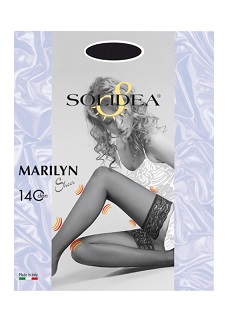MARILYN 140 SHEER CALZA AUTOREGGENTE VISONE 4 - Pharmaleader