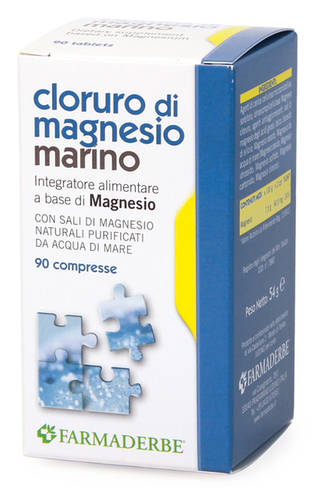 CLORURO DI MAGNESIO MARINO 90 COMPRESSE - Pharmaleader