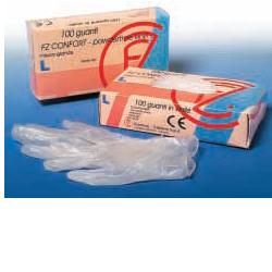 GUANTO IN VINILE CONFORT MISURA EXTRA SMALL ANTIADERENTE BIOCOMPATIBILE UTILIZZABILE ANCHE A CONTATTO CON SOSTANZE ALIMENTARI 100 PEZZI SENZA POLVERE - Pharmaleader