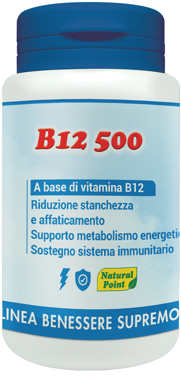 B12 500 CIANOCOBALAMINA 100 CAPSULE VEGETALI - Pharmaleader