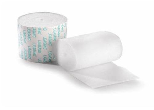MEDICAZIONE LIGASANO ASSORBENTE IN POLIURETANO NON STERILE STRUTTURA A NIDO D'APE 300X5CM ALTEZZA 3MM 12 PEZZI - Pharmaleader